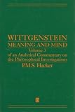 An analytical commentary on the Philosophical investigations. Vol.3, Wittgenstein : meaning and mind