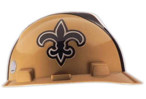 MSA Safety Works 818433 NFL Hard Hat, New Orleans Saints