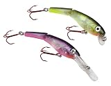 Storm Jointed MinnowStick Lures Model: Deep Diver; Color: Black Silver Flash (563)