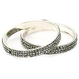 Chamak by priya kakkar Set Of 2 Classic Grey C
