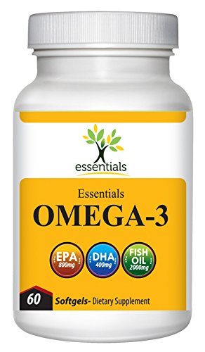 Essentials Fish Oil Omega 3 Norwegian Fish Oil 2000mg Omega 3 Fatty Acids 800mg EPA 400mg DHA 100% Money Back Guarantee Fish Oil Supplements Essentials Fish Oil Omega 3 Norwegian Fish Oil 2000mg Omega 3 Fatty Acids 800mg EPA 400mg DHA 100% Money Back Guarantee Fish Oil Supplements