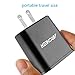 Archeer USB Wall Charger with Quick Charge 3.0 Technology for Galaxy S7/S6/Edge, LG G5 (Black)