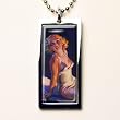 Retro-a-go-go 'AFTER HOURS' PIN UP GIRL TABLET NECKLACE