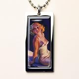 Retro-a-go-go 'AFTER HOURS' PIN UP GIRL TABLET NECKLACE