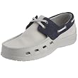 crocs Men's Cove Slip-On Deck Shoe, Lacing On Top, Side Vents Croslite