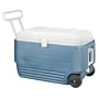 Igloo MaxCold 60 Roller Cooler (60-Quart, Icy Blue)