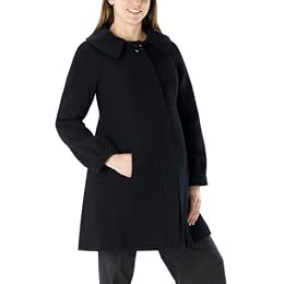 Liz Lange® for Target® Hidden Placket Wool Coat - Ebony