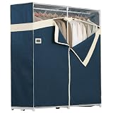 Rubbermaid 3B2803BLTN 60-Inch Breathable Wardrobe Storage, Blue