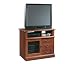 Sauder Planked Cherry-Finish Entertainment Stand