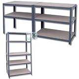 Lagerregal Steckregal Regal Lastenregal sehr stabil bis 265p pro Boden