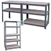 Lagerregal Steckregal Regal Lastenregal sehr stabil bis 265p pro Boden