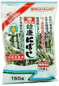 Salt additive-free health anchovy 150g X2 bag set (small fish anchovy dry matter to eat domestic) (Sakamoto)