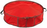 Homz 5834003 Holiday Wreath Storage Case with Removable Center Storage, 30 Inches