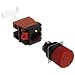 Omron A22E-S-11 Emergency Stop Operation Unit and Switch, Screw Terminal, IP65 Oil-Resistant, Non-Lighted, Push-Lock Turn-Reset Operation, Red, 30mm Diameter, Single Pole Single Throw Normally Open and Single Pole Single Throw Normally Closed Contacts