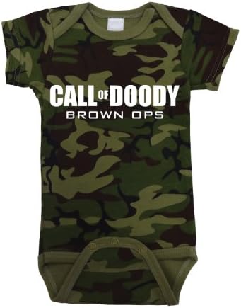 Call Of Doody Funny Video Game Infant Baby One Piece 18 Months Camo