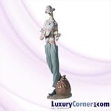 Lladro Clown in Love Sculpture