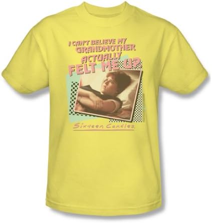 Sixteen Candles - Mens Grandmother T-Shirt In Banana, Size: XXX-Large, Color: Banana