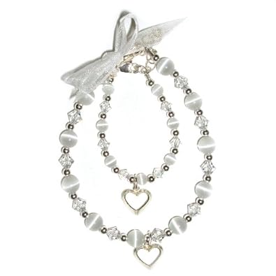 Cheap Girls Jewelry Sterling Silver Bracelet Set for Mother and Daughter For Sale
