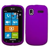 Purple Silicone Skin / Case / Cover for Samsung Focus / SGH-I917