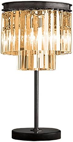 Odeon 3 Light Silver Shade Glass Fringe Table Lamp Light Fixture in Java Brown Finish - Restoration Revolution 700133-005