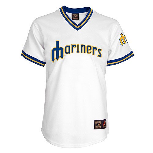 Seattle Mariners Replica 1977 Home Cooperstown Jersey