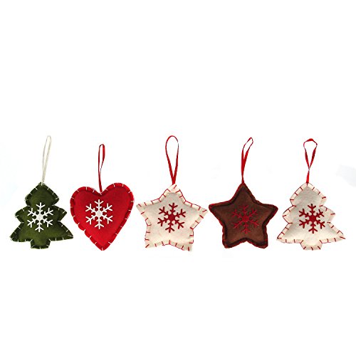 Danibos Adorable All Kinds of Assorted Winter Santa Claus Christmas Deer Christmas Gloves Christmas Stockings Lucky Hanging Drop Tree Ornaments Cute Christmas Gift Choose the Set You Like (star&heart set) Danibos Adorable All Kinds of Assorted Winter Santa Claus Christmas Deer Christmas Gloves Christmas Stockings Lucky Hanging Drop Tree Ornaments Cute Christmas Gift Choose the Set You Like (star&heart set)