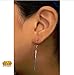 Star Wars Women's Blue Titanium Plated Lightsaber Hook Dangle Earrings
