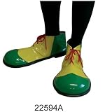 Review Pams  / Deluxe Lace-Up Clown Shoes Green/Yellow