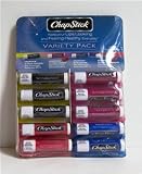 Chapstick Lip Balm Variety Pack - Pack of 10 Sticks