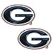 Georgia Bulldogs Studded Earrings - NCAA College Athletics Fan Shop Sports Team Merchandise