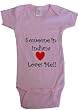 SOMEONE IN INDIANA LOVES ME - INDIANA BABY - State-series - White, Blue or Pink Onesie / Baby T-shirt