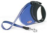 Flexi Hundeleine 83444 FLEXI COMFORT COMPACT 1 bis 20 kg, 5 m, blau/schwarz (blau)