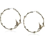 Disney Couture Tinker Belle Antique Hoop Earri