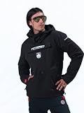 Nebulus Skidoo - Blouson de ski homme - Colonne d'eau 5.000 mm - Noir