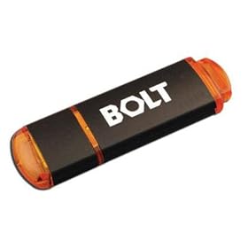 Patriot Bolt 8GB USB 2.0 Flash Drive with 256-bit AES encryption, PSF8GBTUSB>