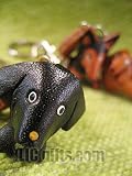 41EiAv S1fL. SL160  * BLACK LABRADOR * 3D Dog Leather Japanese Cell Phone Charms VANCA Craft Petit Mini Mascot