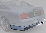 3dCarbon 691033 Ford Mustang V6 05-09 Rear Bumper Lower Lip Valance