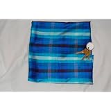 Turquoise and Blue Madras Dupioni Fat Quarter