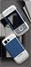 XpressNetworks - Nokia 5200 Steel Blue and White Mobile Phone Cover/Facia