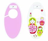 Sugarbooger Children's Closet Dividers, Matryoshka Doll
