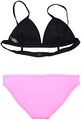 Sardine Kiss Women Neoprene Mesh Triangle Bikini Set Swimsuits