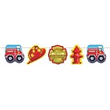 Firefighter Printed Garland 12ft