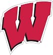 Wisconsin Badgers 12" Vinyl Magnet Set Of 2 - Magnet Wisconsin