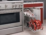 12 in Cookware Organizer Two-Tier/Chrome