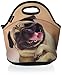 Wrapables A70833c Insulated Neoprene Reusable Lunch Bags, One Size, Happy Puppy