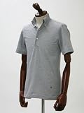 GUY ROVER【ギ・ローバー】半袖ポロシャツLS/PC224-09421 93 cotton GREY（鹿の子・ボタンダウン・グレー） ローバー