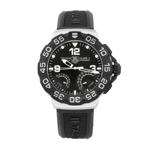 TAG Heuer Men s CAH7010.BT0717 Formula 1 Grande Date Chronograph Black Dial Watch