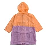 OCEAN＆GROUND（オーシャンアンドグラウンド) バイカラーレインコート ライトピンク S