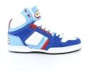 OSIRIS BRONX HI TOP SKATE TRAINERS BLUE/RED