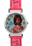 TimerMall OEM - Montre Enfants - Quartz - Synth??tique - Cartoon rosde Barbie synth??tique Sangle ?? an